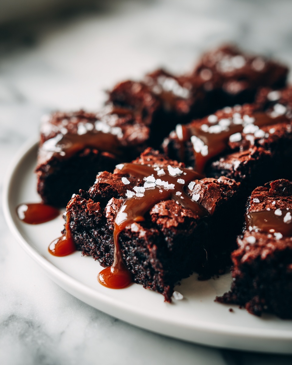 Salted Caramel Brownies Recipe - Recipe Image