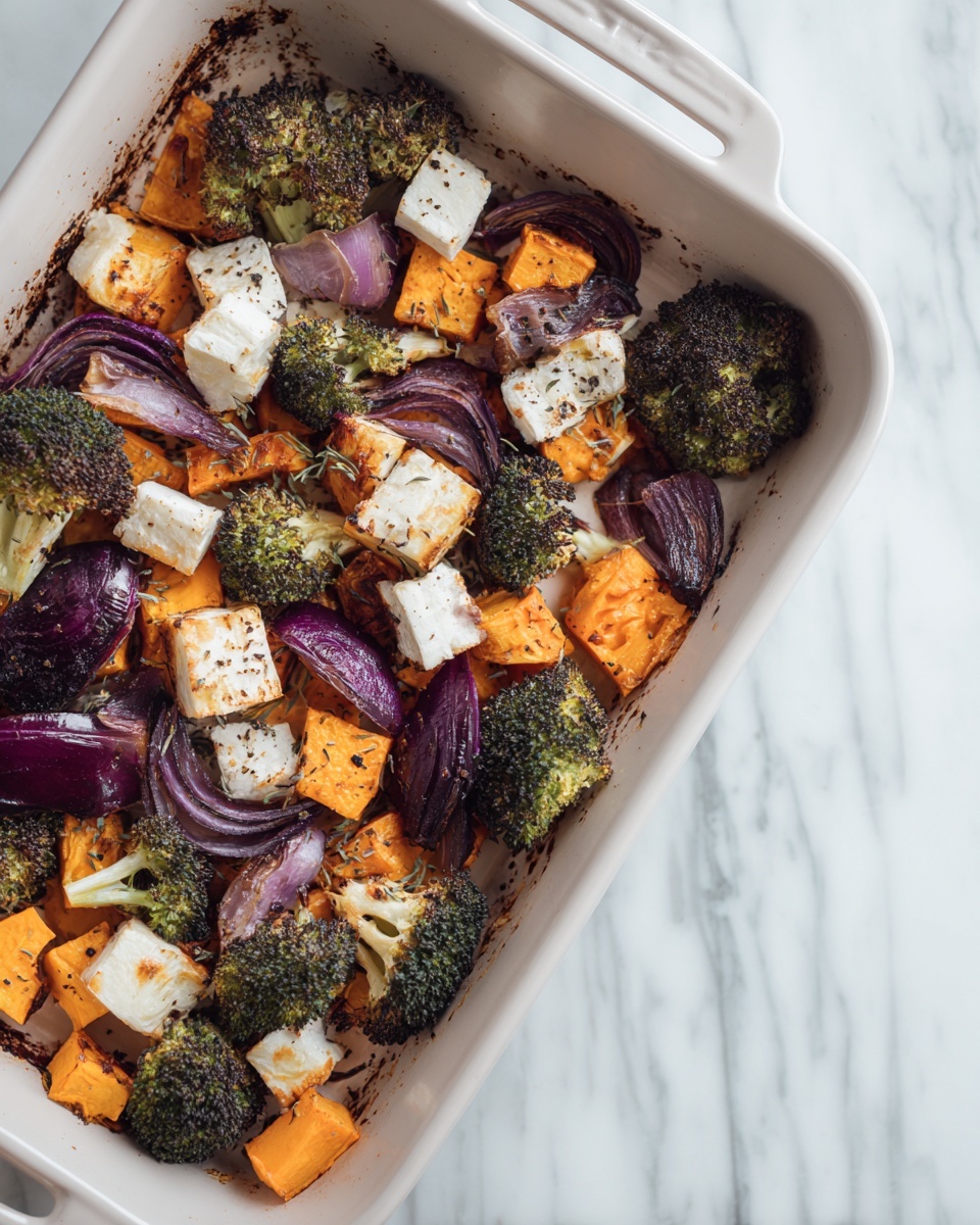 Warm Roasted Veggie Salad with Maple Dijon Vinaigrette Recipe - Recipe Image