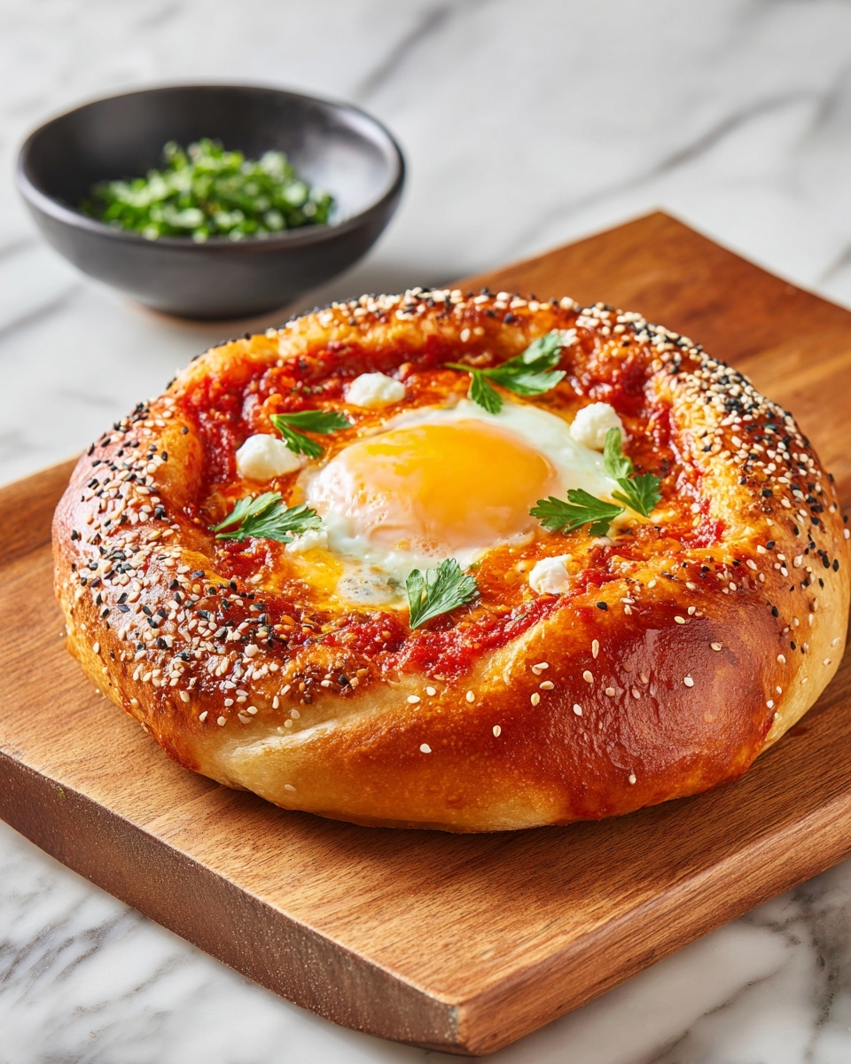 Shakshouka Focaccia Recipe - Recipe Image