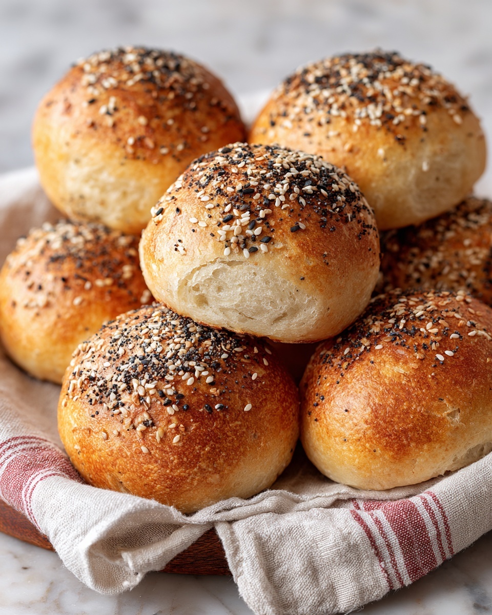Homemade Seeded Bread Rolls Recipe - Recipe Image