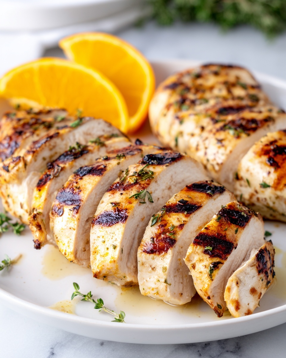 Grilled Orange Honey Chicken Recipe - Recipe Image