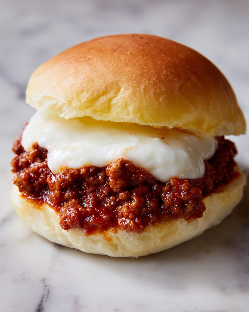 Chicken Parmesan Sloppy Joes Recipe - Recipe Image