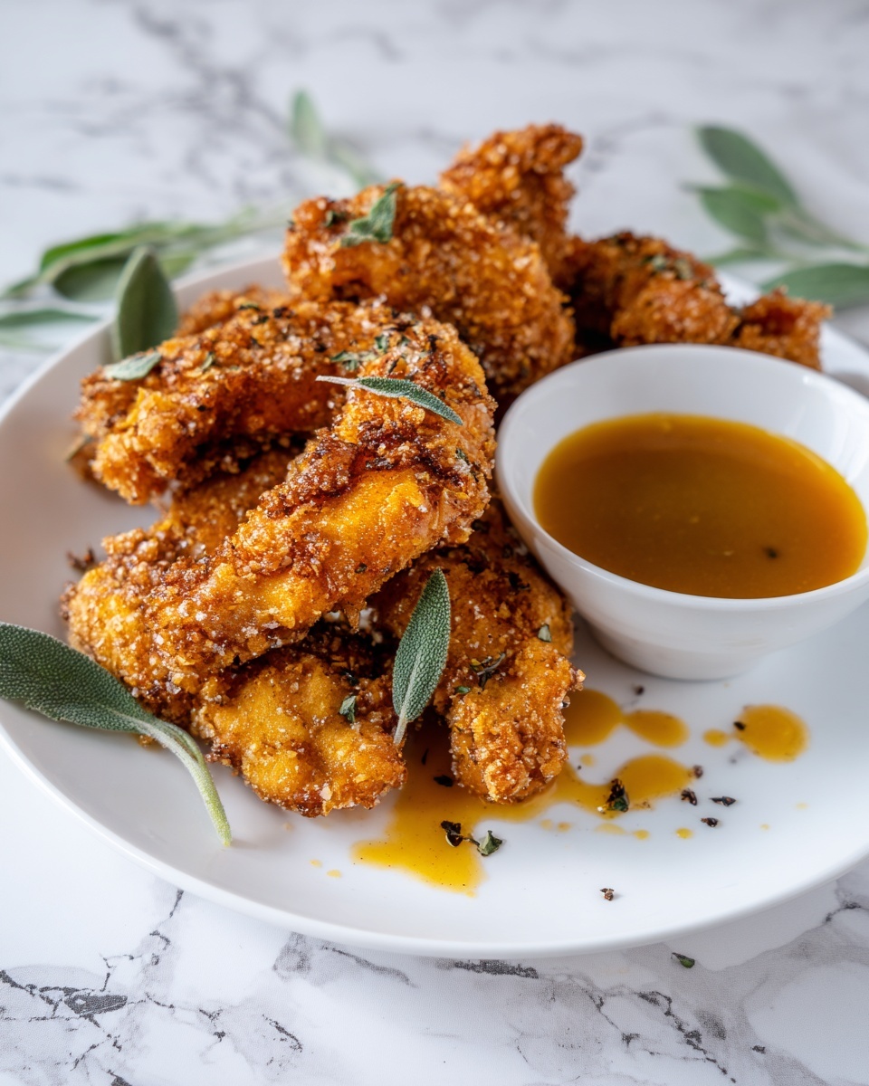 Crispy Garlic Parmesan Chicken Tenders Recipe - Recipe Image