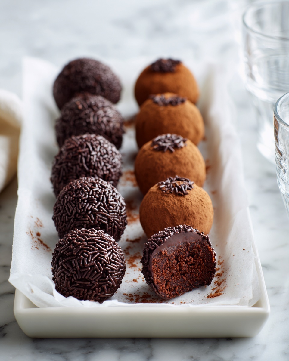 Easy Brownie Truffles Recipe - Recipe Image