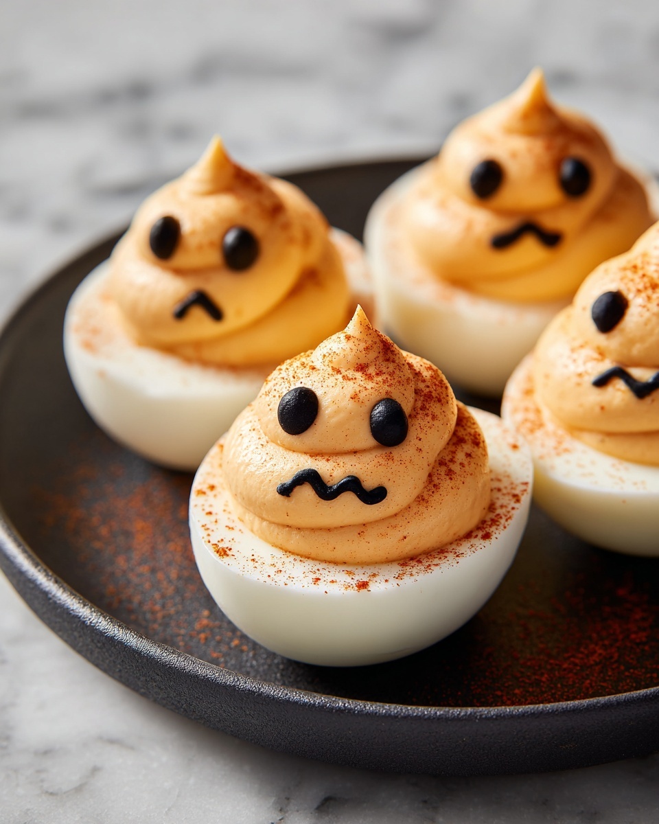 Halloween Deviled Eggs: A Spooky Twist on a Classic Appetizer Recipe - Recipe Image