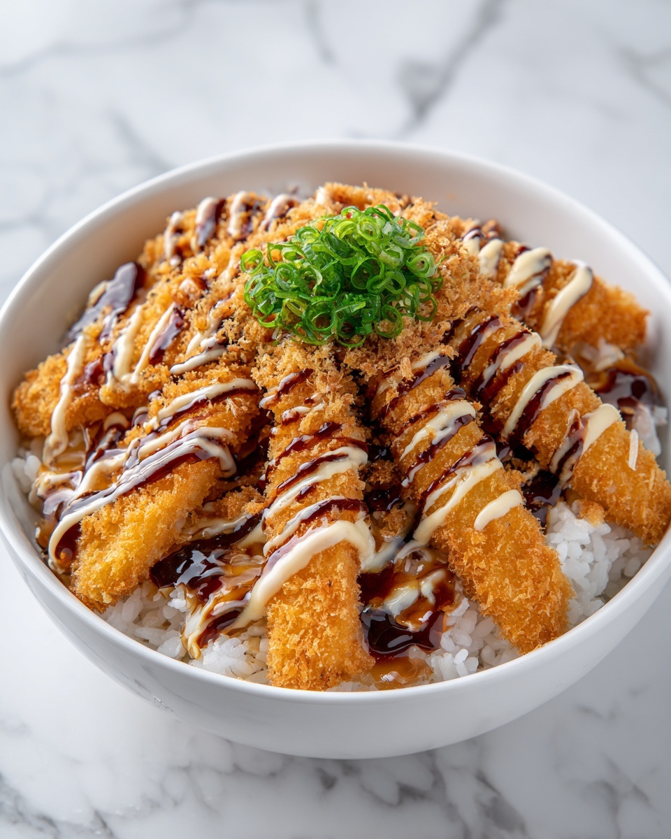 Japanese Katsu Bowls with Tonkatsu Sauce Recipe - Recipe Image