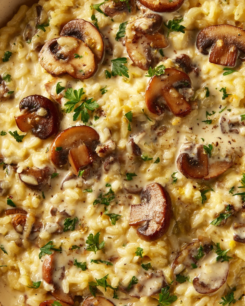 Creamy Mushroom Rice Recipe - Recipe Image
