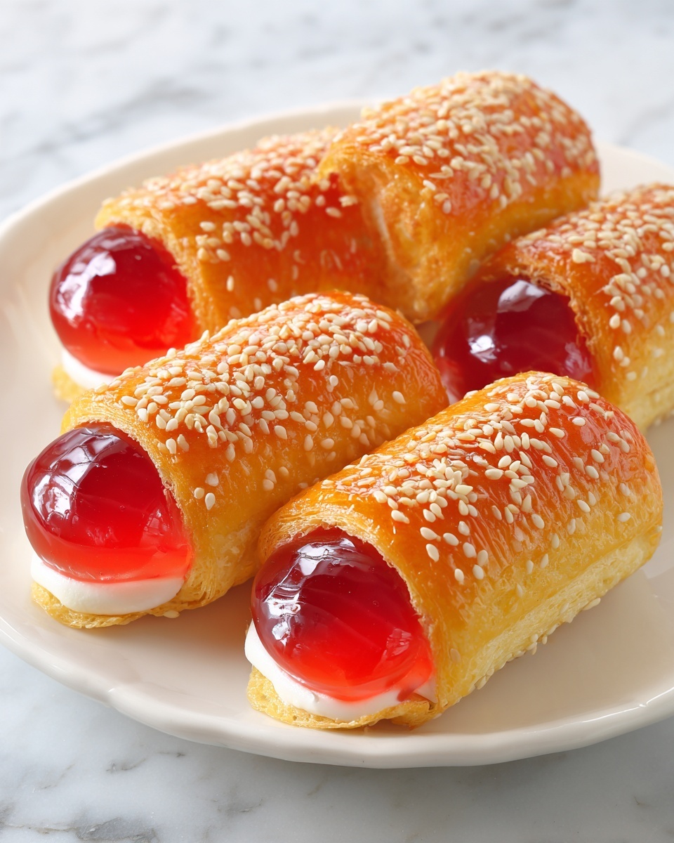 Air Fryer Cherry Cheesecake Egg Rolls Recipe - Recipe Image