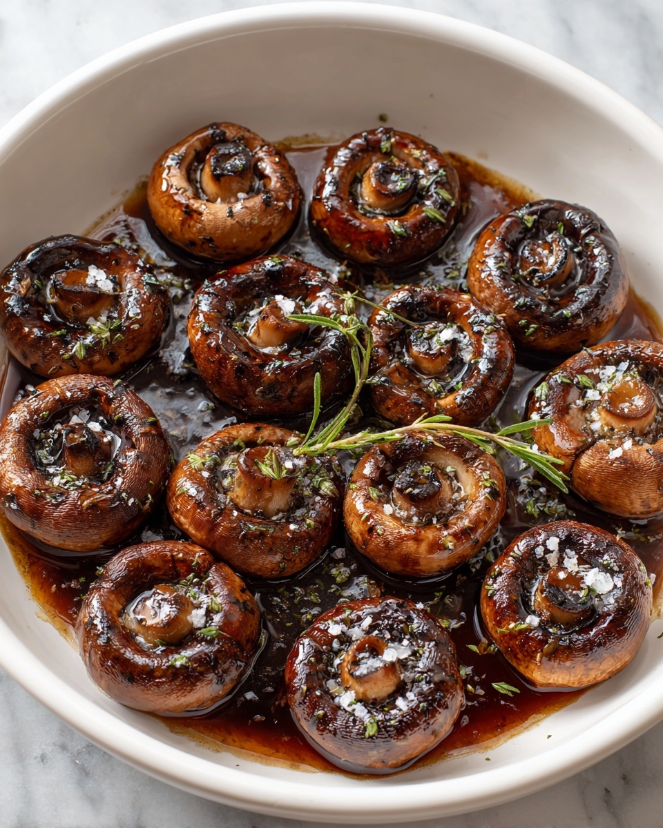 Honey and Garlic Roasted Mushrooms Recipe - Recipe Image