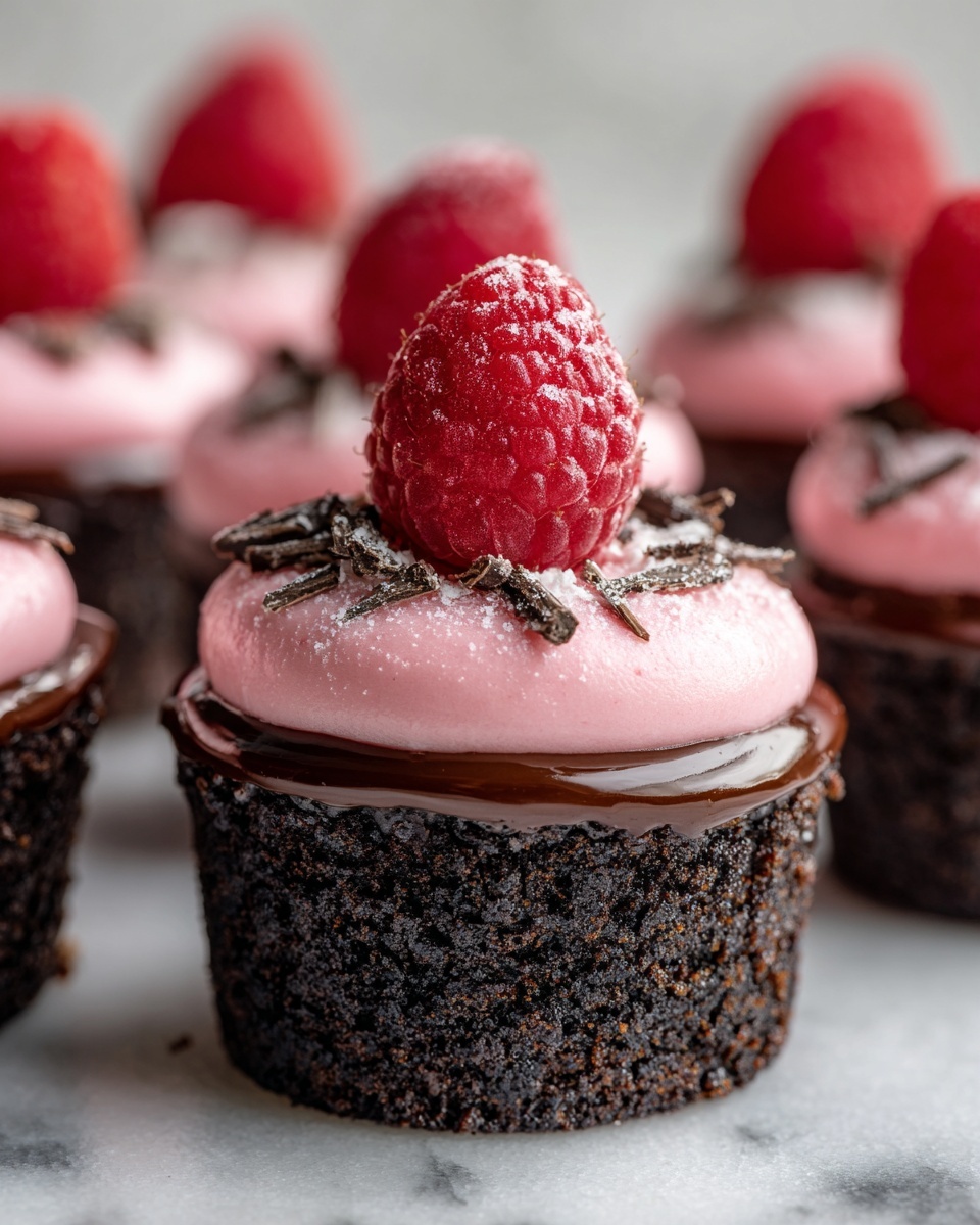 Marry Me No Bake Raspberry Chocolate Mousse Cups Recipe - Recipe Image