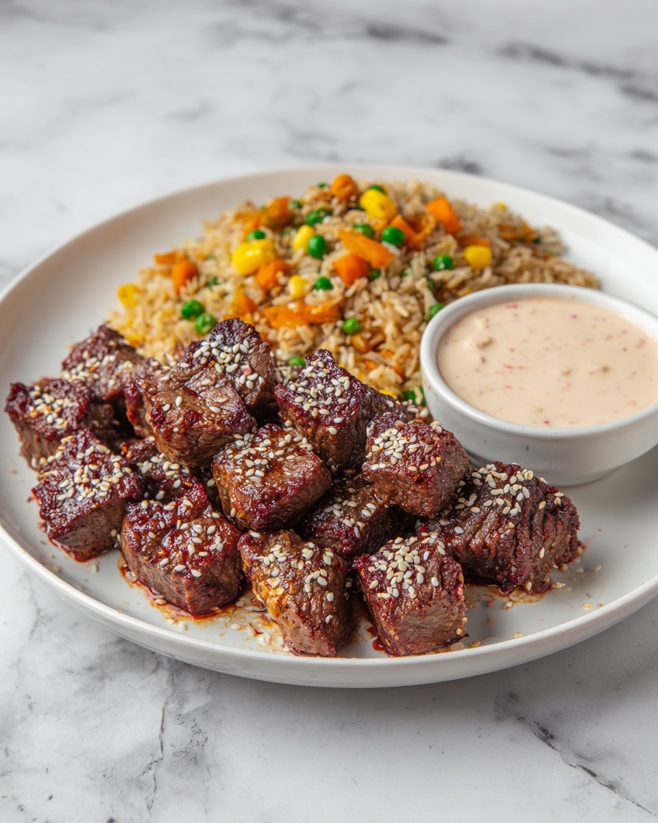 Easy Hibachi Steak with Fried Rice Recipe - Recipe Image