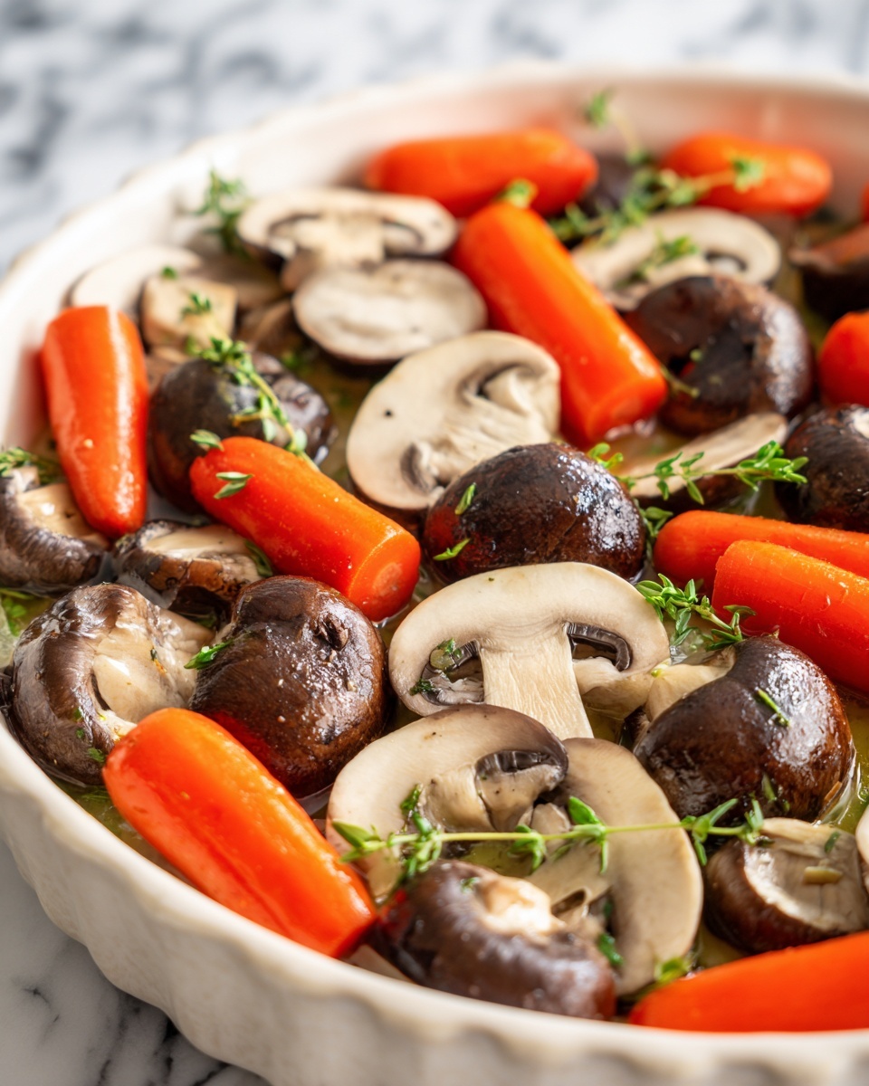 Pickled Shiitake Mushrooms and Carrots Recipe - Recipe Image