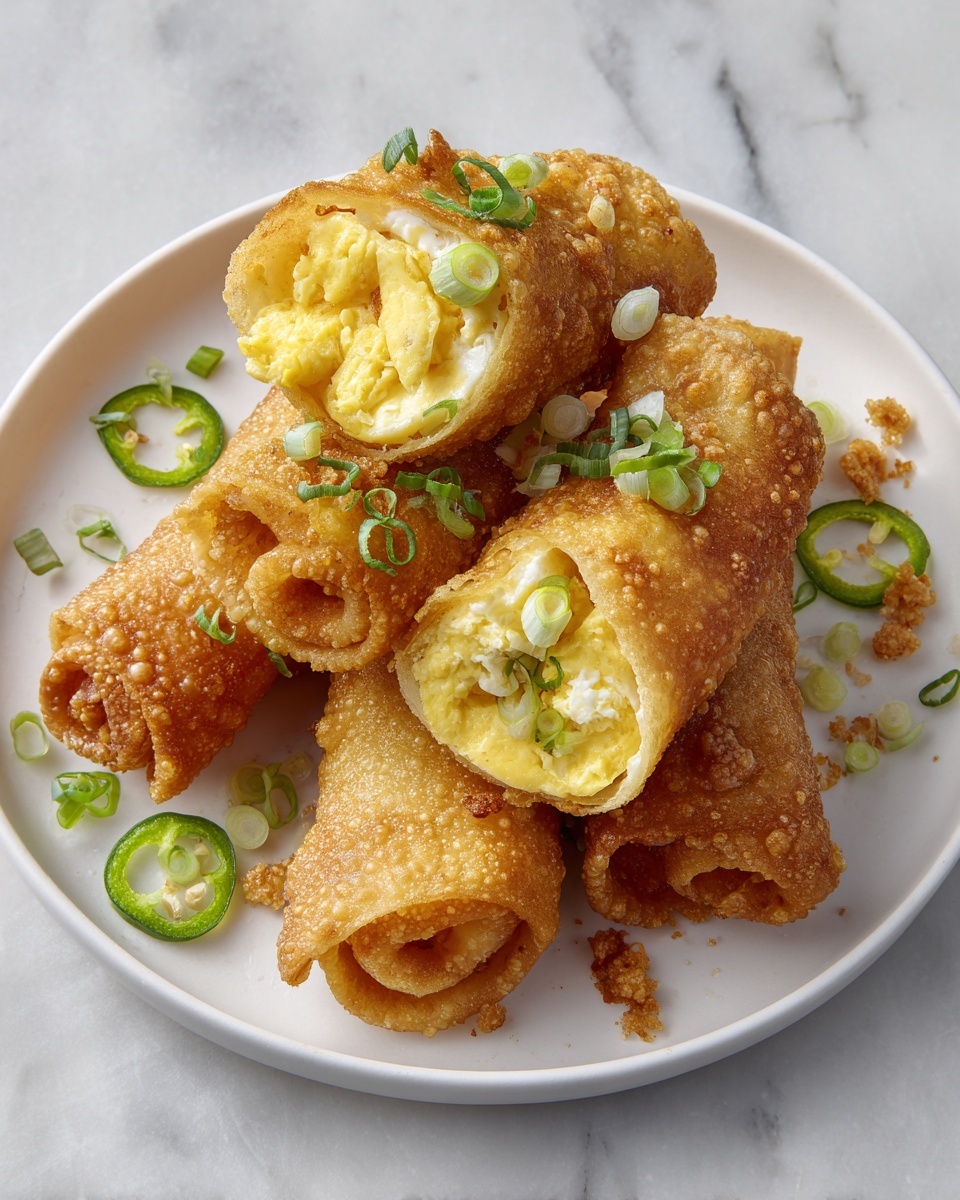 Mini Jalapeno Popper Egg Rolls Recipe - Recipe Image