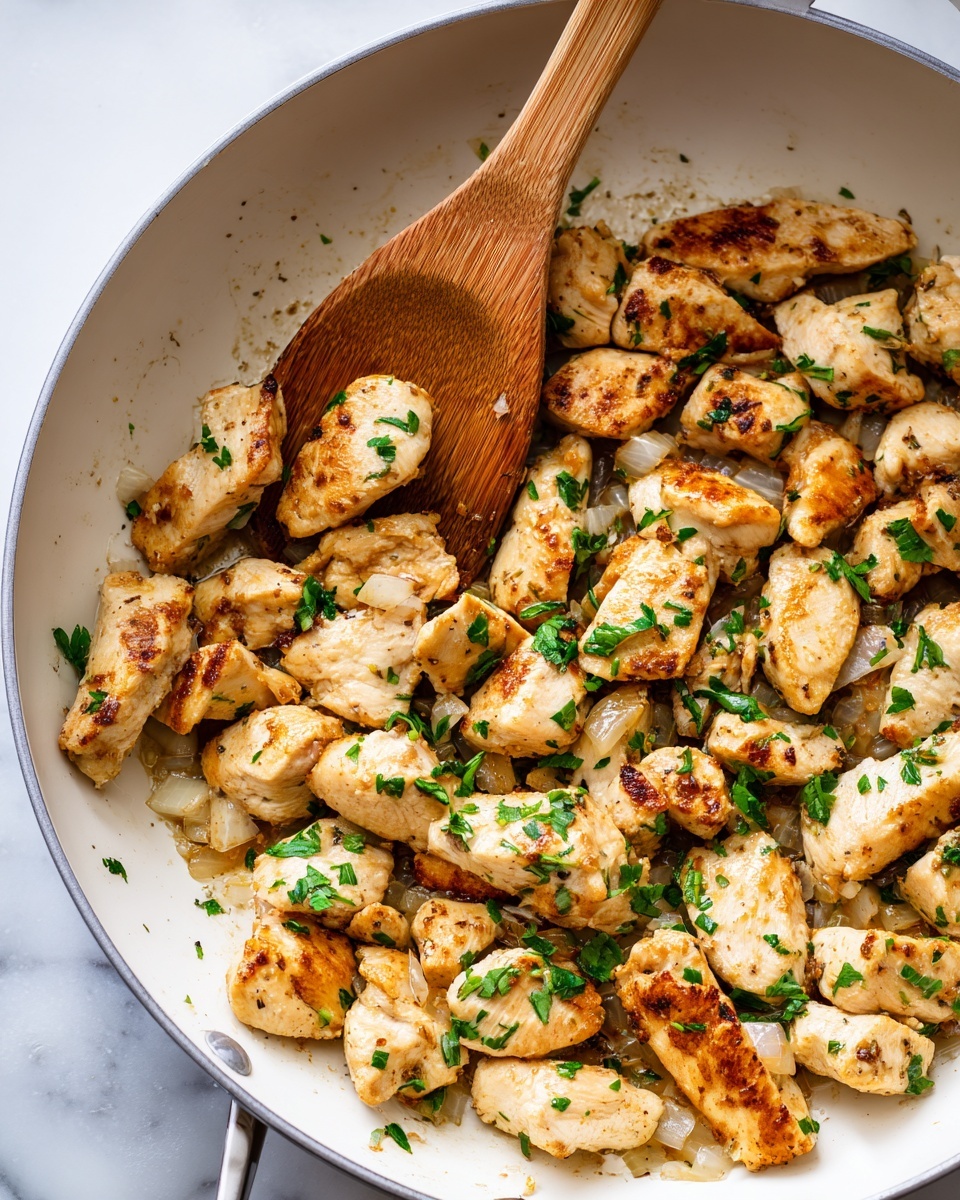 Garlic Butter Chicken Bites Recipe - Recipe Image