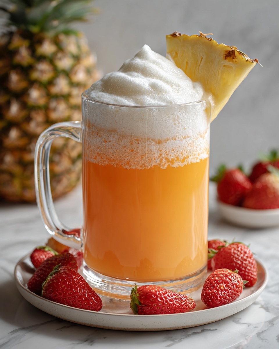 Pineapple Strawberry Agua Fresca Recipe - Recipe Image
