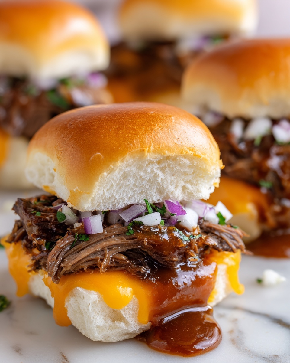 Hawaiian BBQ Beef Sliders Recipe - Recipe Image