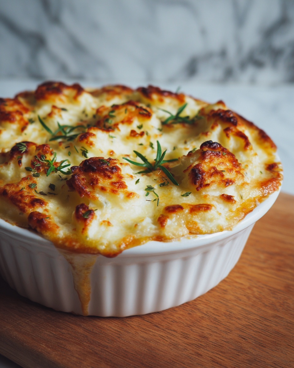 Creamiest Baked Mashed Potatoes Recipe - Recipe Image