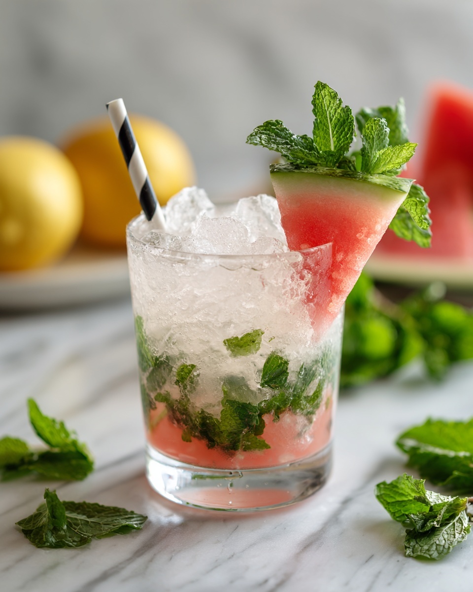 Watermelon Mint Lemonade Recipe - Recipe Image