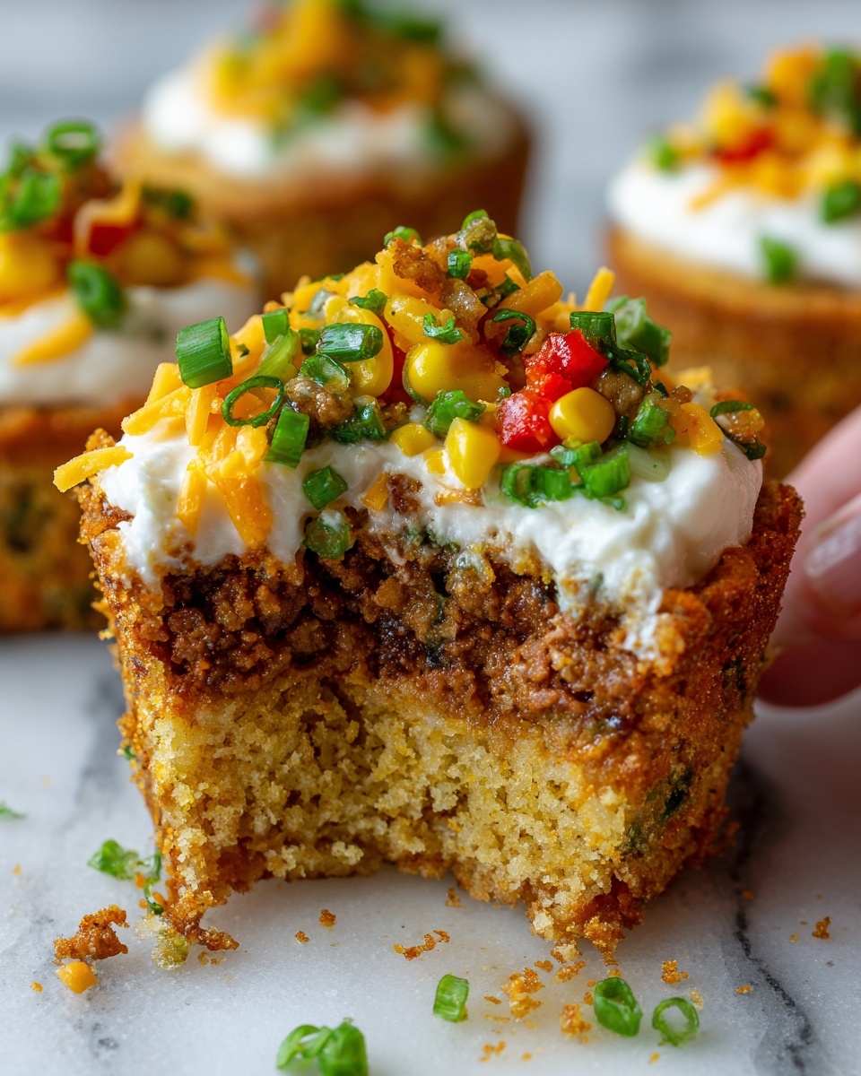 Taco Cupcakes Recipe - Recipe Image