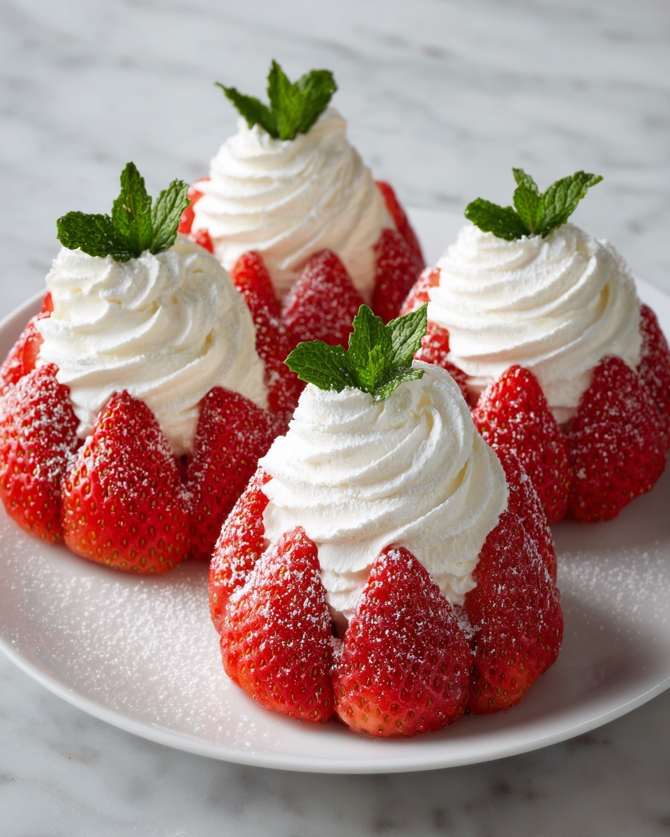 Cheesecake Stuffed Strawberries Recipe - Recipe Image