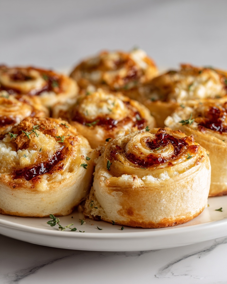 Cranberry Feta Pinwheels Recipe - Recipe Image