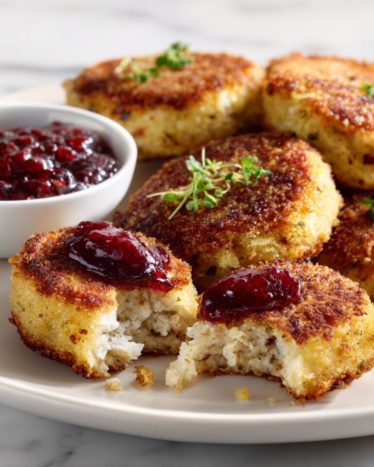 Mashed Potato Croquettes with Cranberry Mayo Recipe