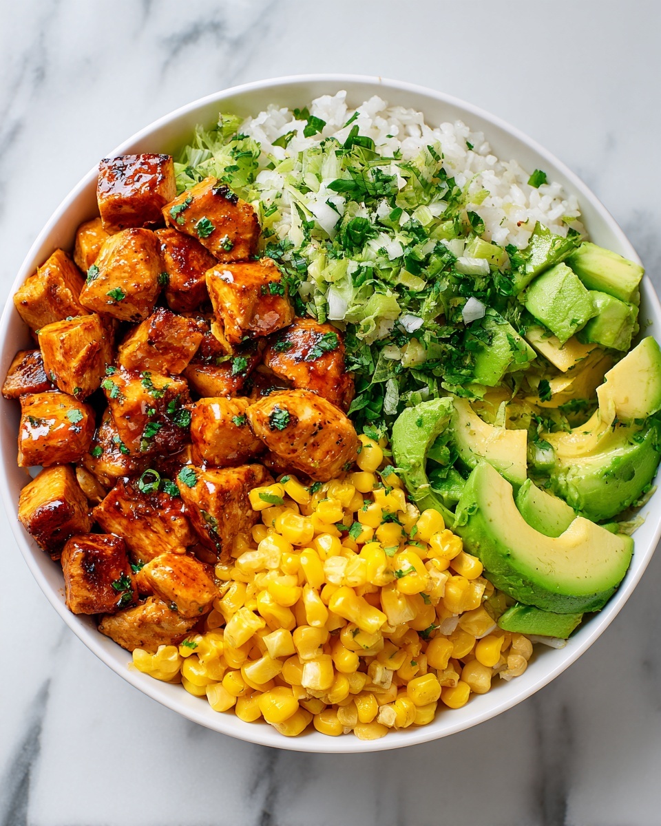 Hot Honey Chicken Bowls: Sweet, Spicy & Ready to Rock Your Dinner Recipe - Recipe Image