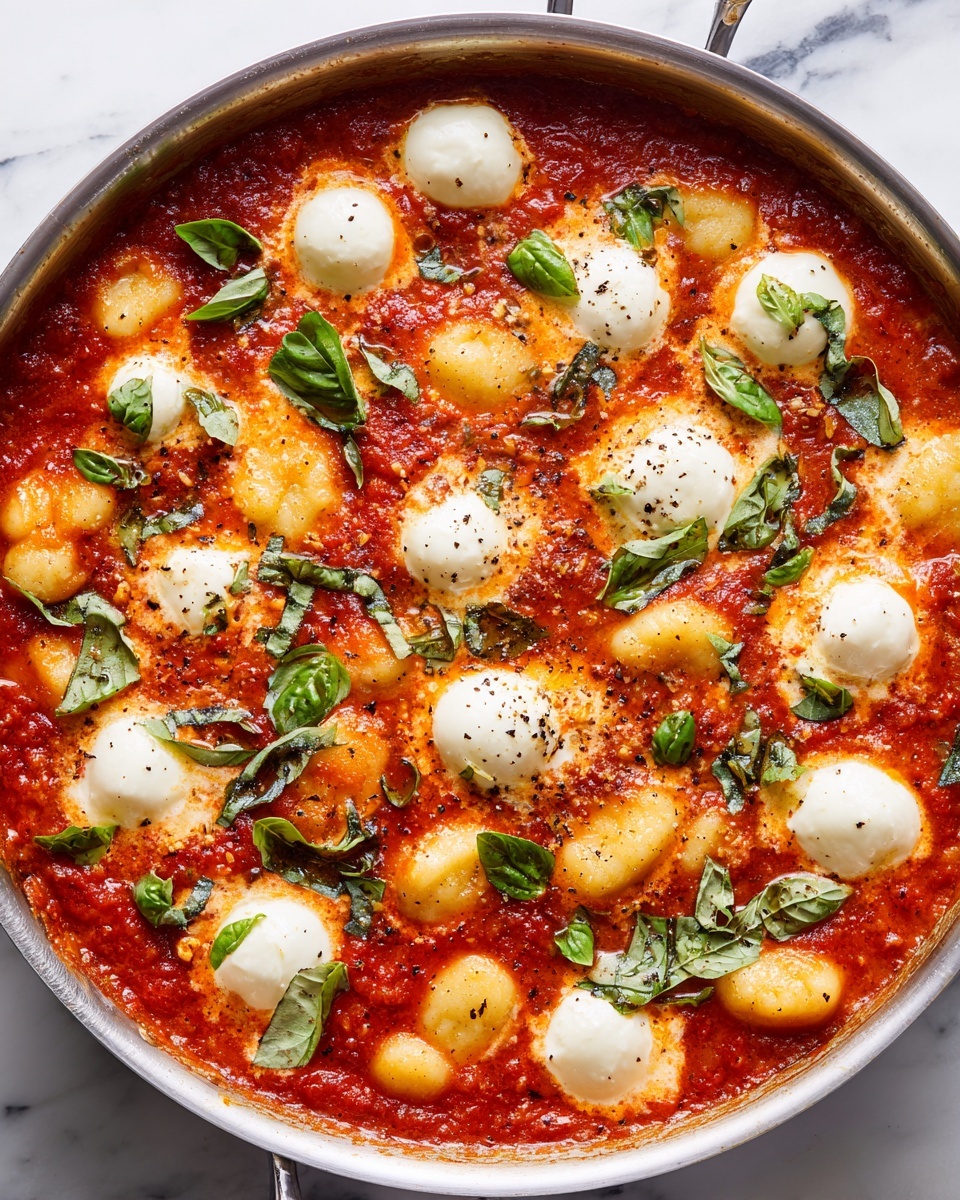 One Pot Tomato Gnocchi with Spinach Recipe - Recipe Image