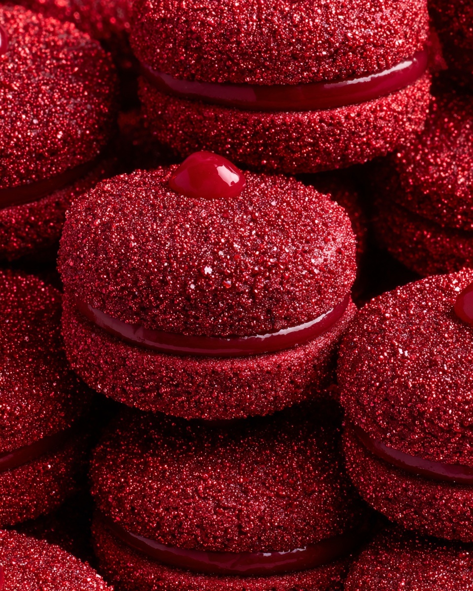 Hershey's Red Velvet Blossoms Cookies Recipe - Recipe Image