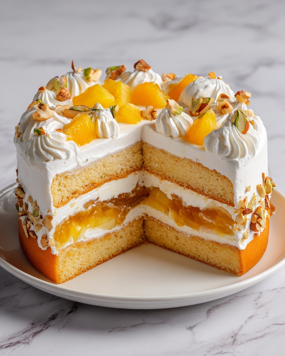 Hawaiian Pineapple Carrot Cream Cake Recipe - Recipe Image