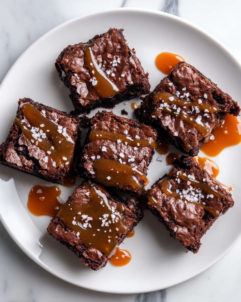 Salted Caramel Brownies Recipe - Recipe Image