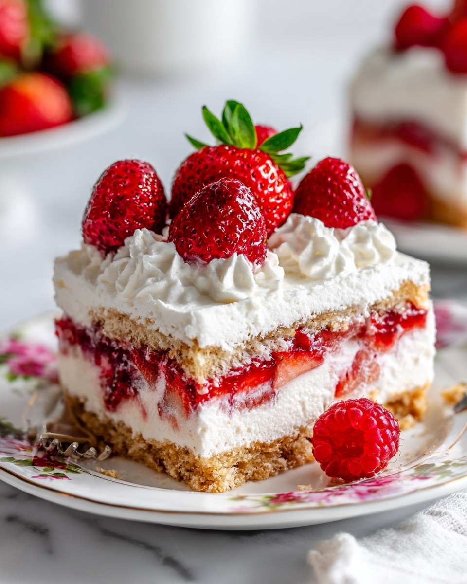 Strawberry Cheesecake Lush Recipe - Recipe Image