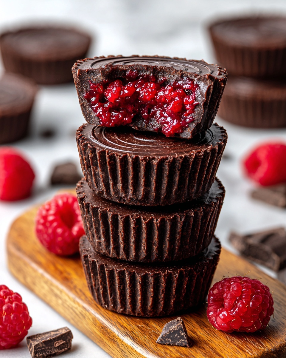 Chocolate Raspberry Cups Recipe - Recipe Image
