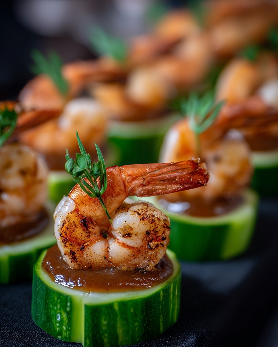 Cucumber Shrimp Bites Recipe - Recipe Image