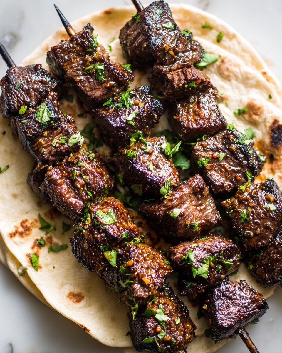 Greek Beef Souvlaki Recipe - Recipe Image
