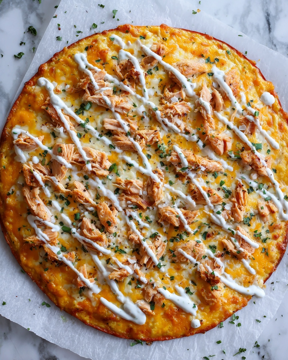 Buffalo Chicken Pizza Recipe - Recipe Image