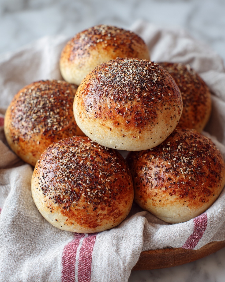 Homemade Seeded Bread Rolls Recipe - Recipe Image