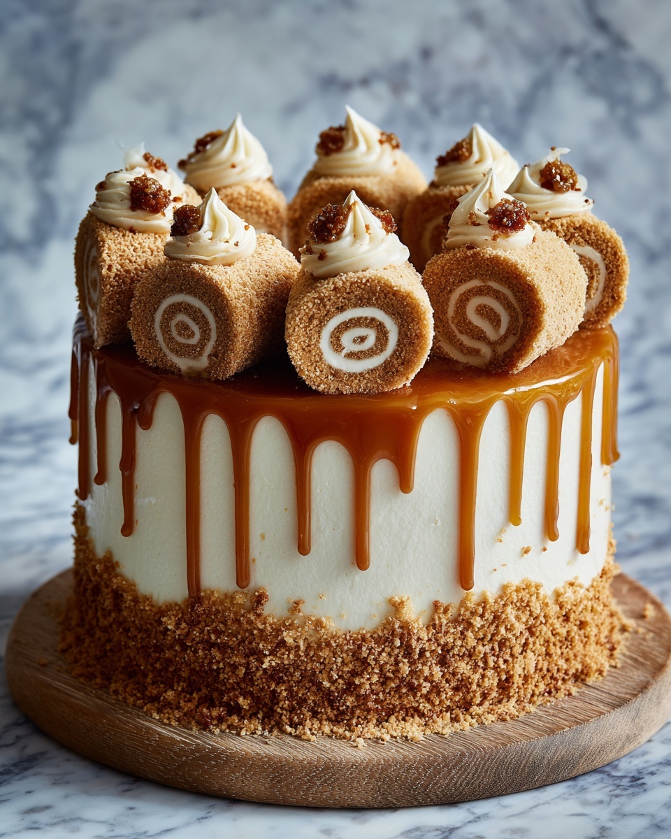 Coffee Cake Roll with Stabilized KahlĂșa Whipped Cream Recipe - Recipe Image