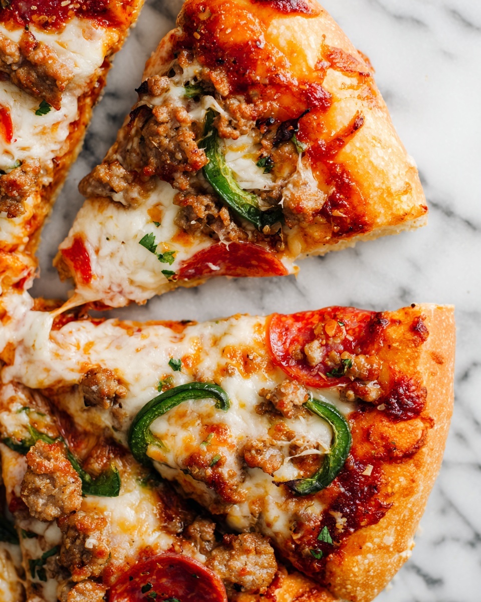 Big Mac Pizza Recipe - Recipe Image