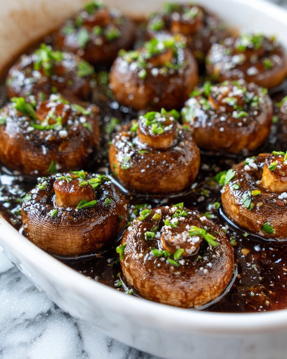 Honey and Garlic Roasted Mushrooms Recipe - Recipe Image