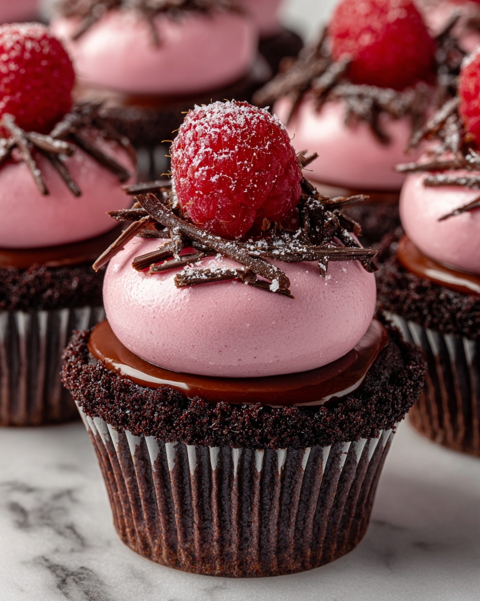 Marry Me No Bake Raspberry Chocolate Mousse Cups Recipe - Recipe Image