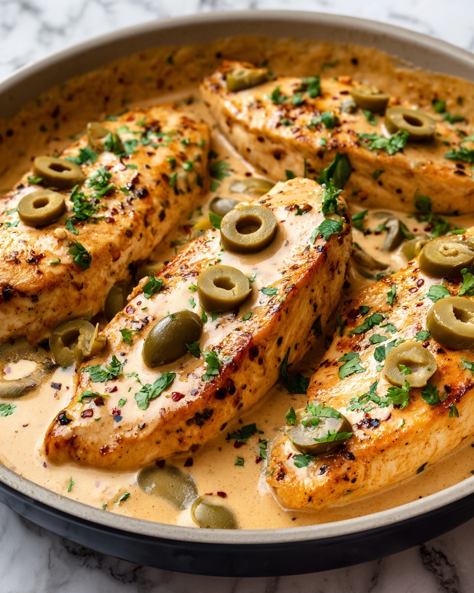 Creamy Pepperoncini Chicken Skillet Recipe - Recipe Image