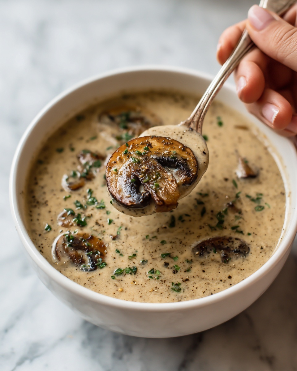 Creamy Mushroom Soup Recipe - Recipe Image