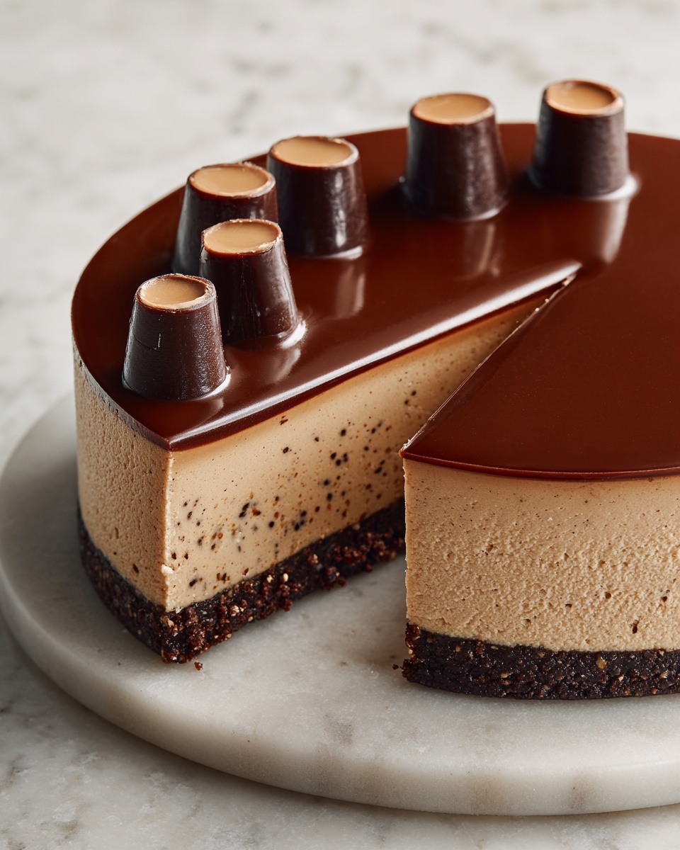 Peanut Butter Cup Cheesecake Recipe - Recipe Image
