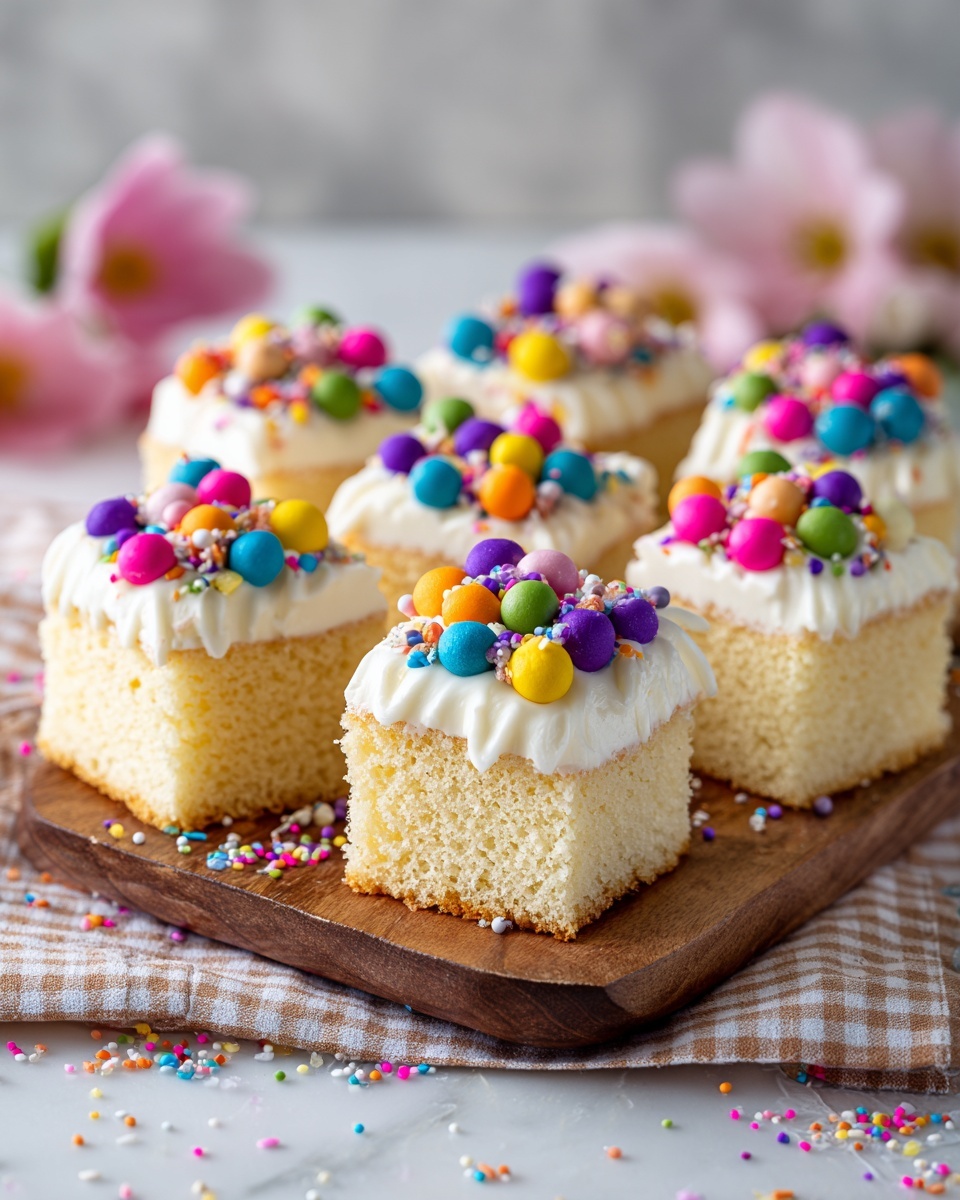 Frosted Easter Blondies Recipe - Recipe Image