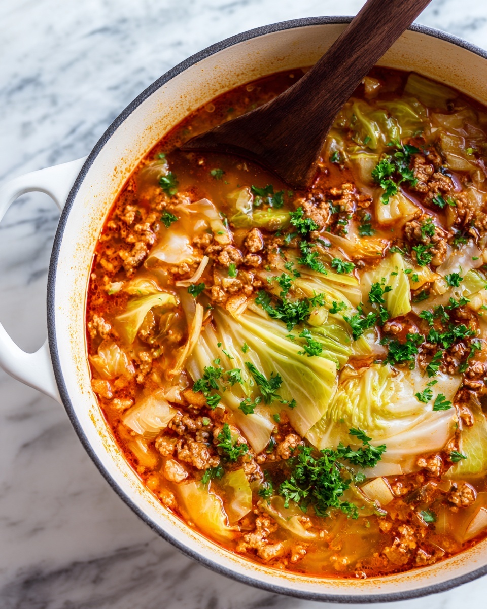 Polish Stuffed Cabbage Soup Recipe - Recipe Image