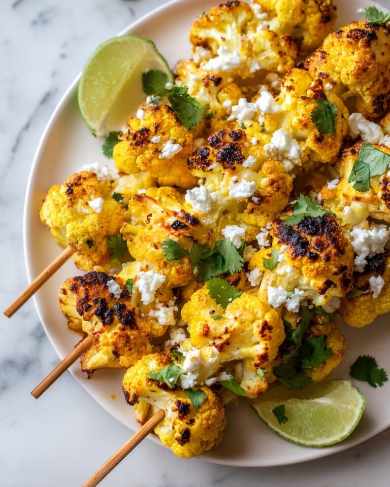 Mexican Street Style Grilled Cauliflower Recipe