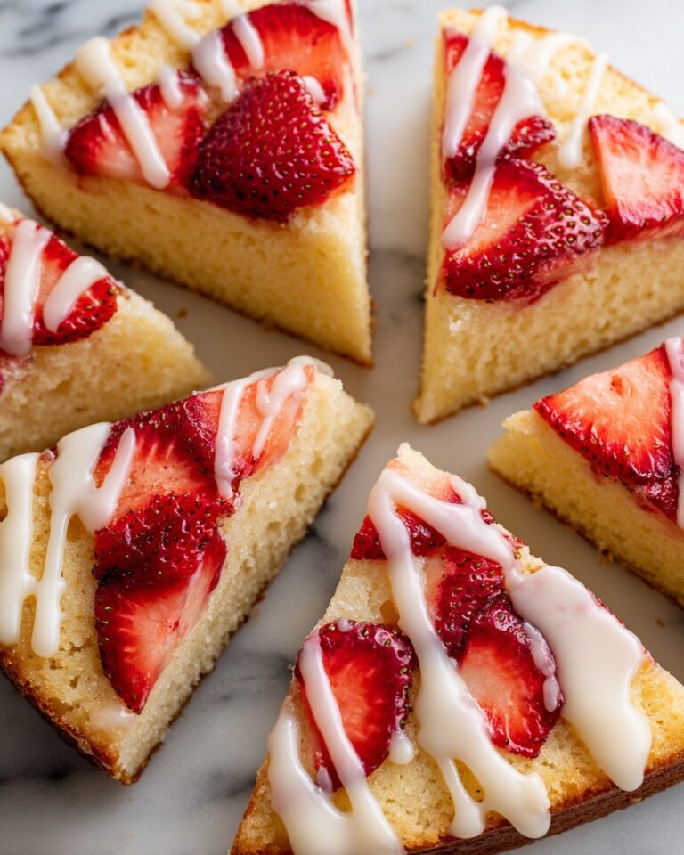 Glazed Strawberry Shortcake Scones Recipe