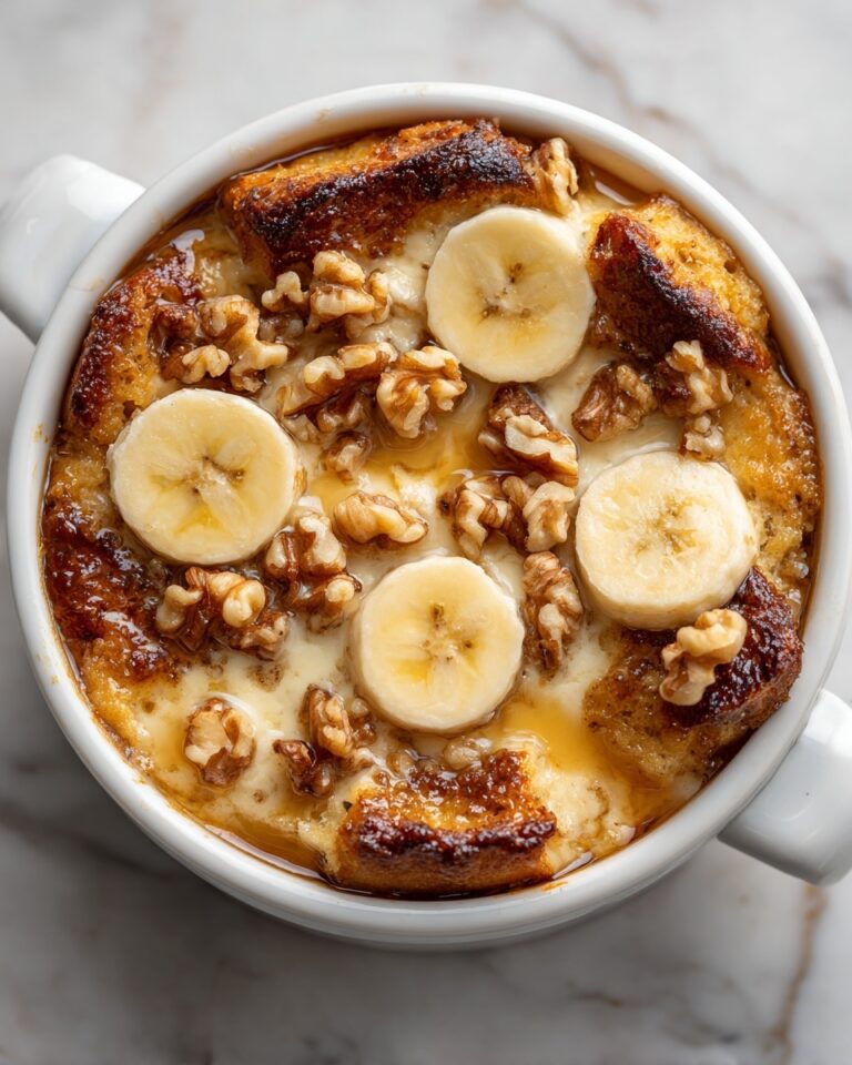 Greek Yogurt Banana Maple Bread Pudding Recipe