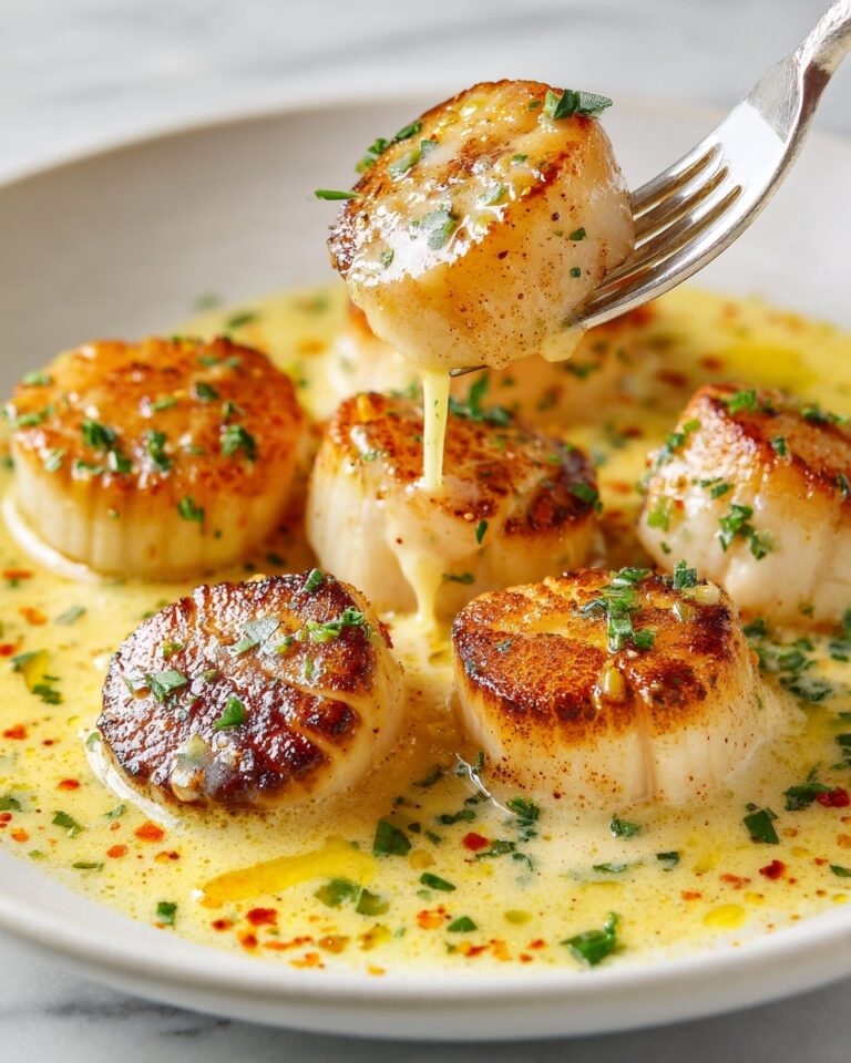 Seared Scallops with Cajun Cream Sauce Recipe